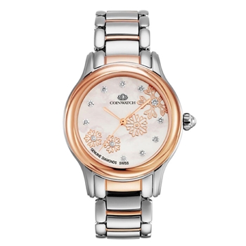 ساعت مچی زنانه کوین واچ coinwatch کد C128RWH